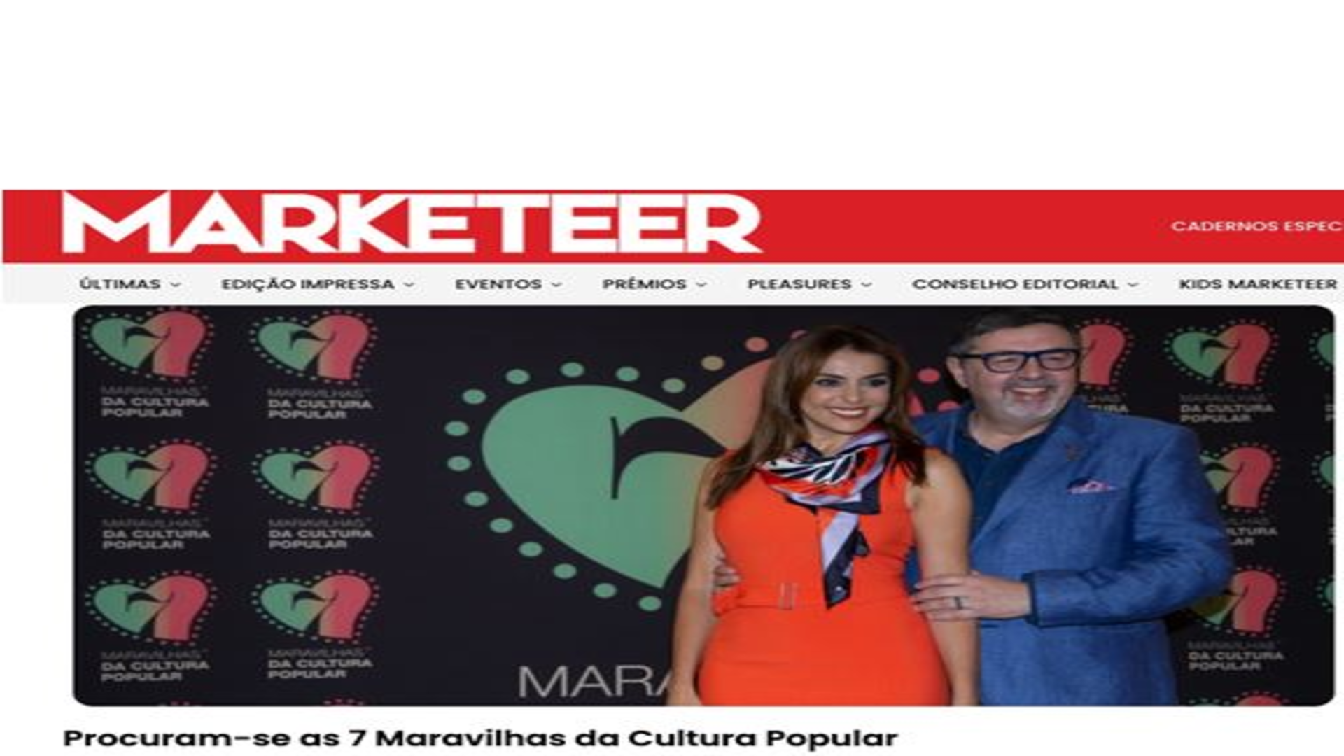 Procuram-se as 7 Maravilhas da Cultura Popular®!