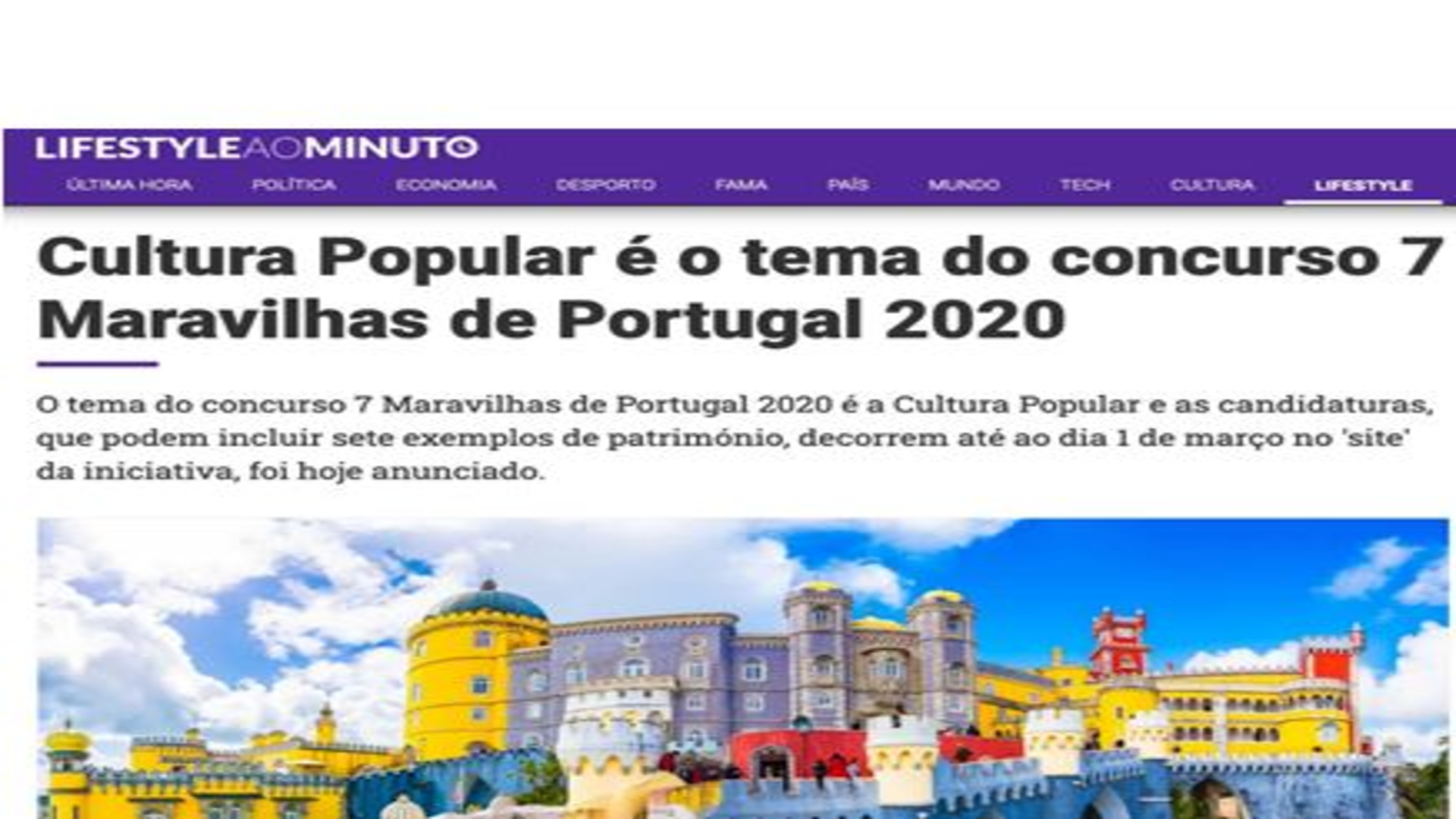 Este ano é Cultura Popular!