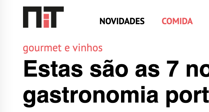 Estas são as 7 novas maravilhas da gastronomia portuguesa