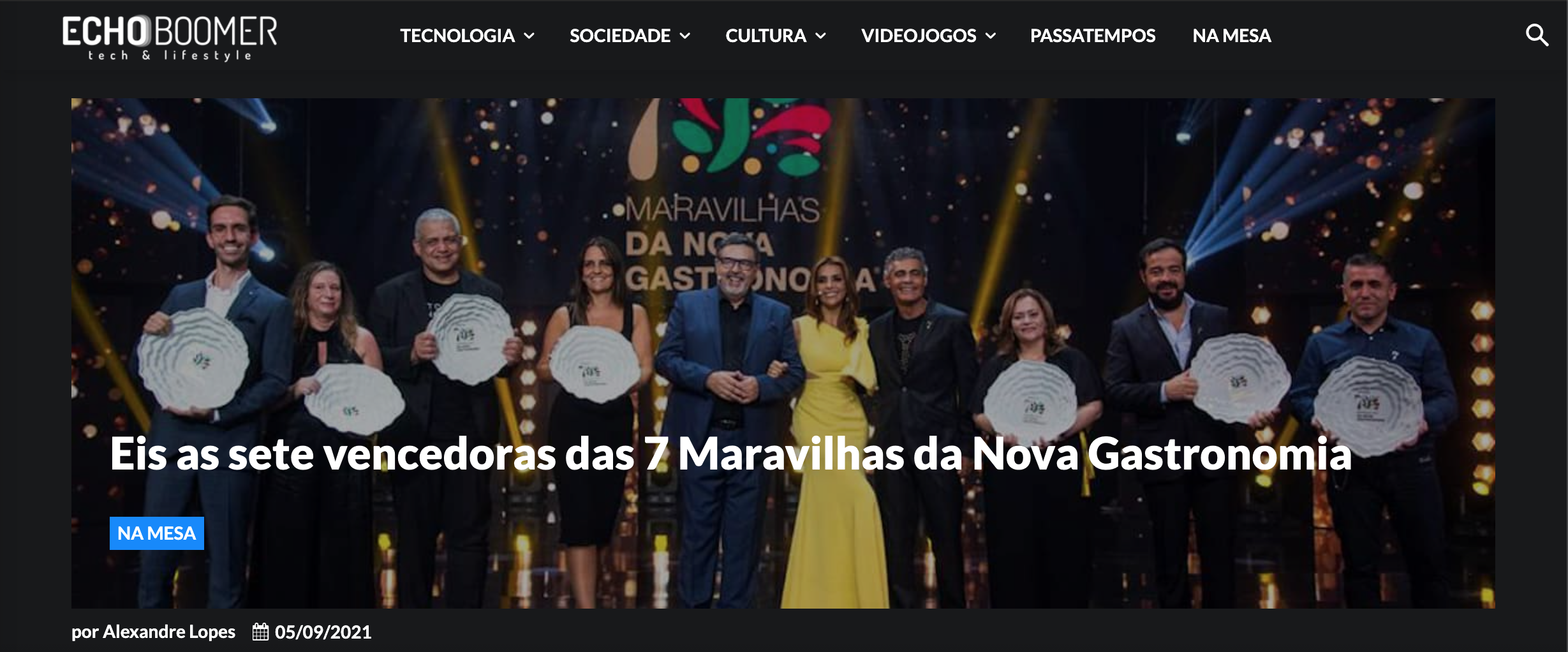 Eis as sete vencedoras das 7 Maravilhas da Nova Gastronomia